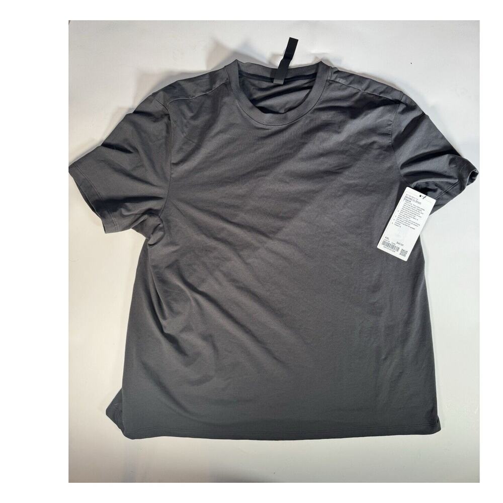 NWT Lululemon Zeroed In Short-Sleeve Shirt Graphite Grey Mens XXL